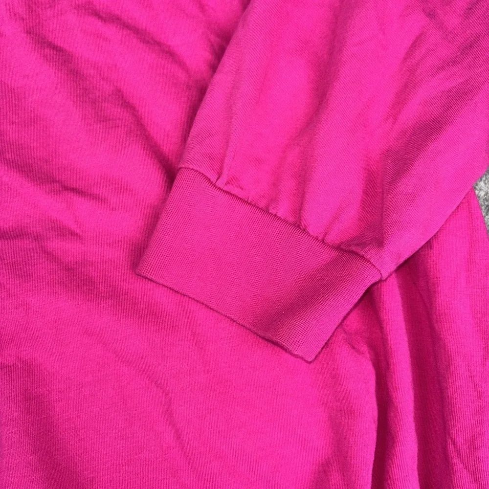 Nike Sweatshirt Womens 3XL Pink Pullover Swoosh Logo Zebra Cropped Drawstring